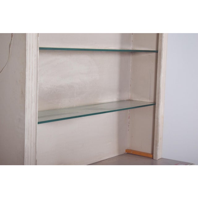 White Painted 2-Door Bookcase, 1890s For Sale - Image 6 of 15