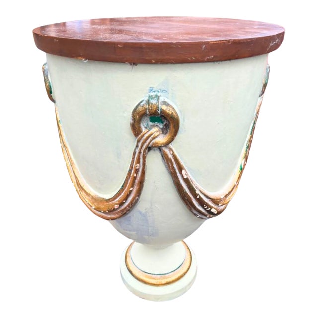 Vintage Italian Anduze Pot Table For Sale