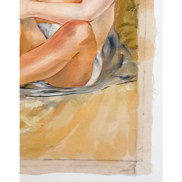 Original Male Nude Oil Painting, Erotic Art by Ukrainian Artist 79-59 For Sale - Image 6 of 6
