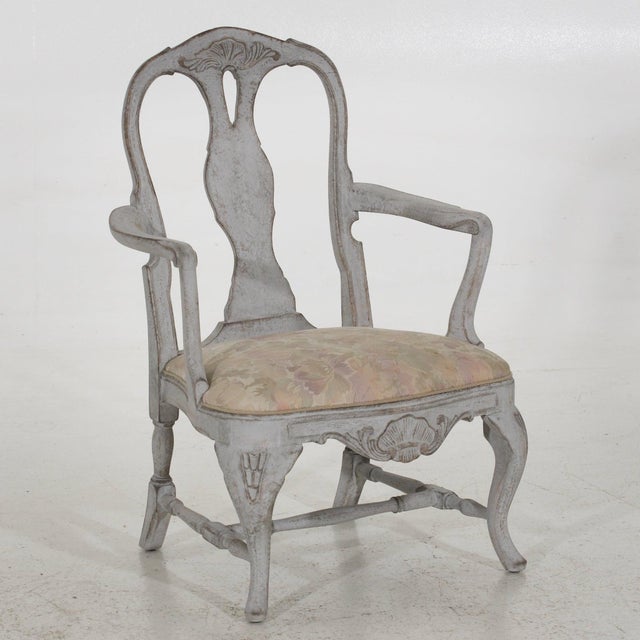 Antique Swedish Armchair, 1800s For Sale - Image 9 of 9