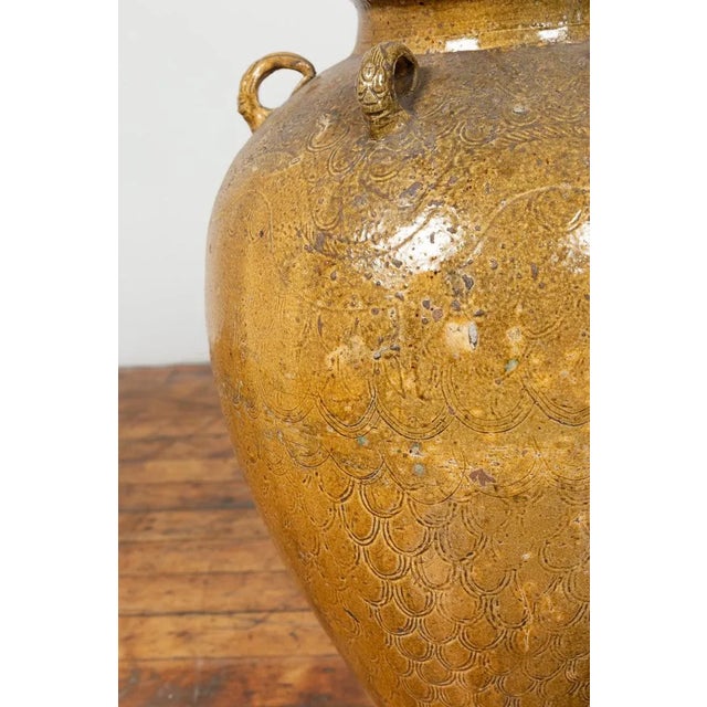 19th Century Ceramic Martaban Water Jar For Sale - Image 10 of 13