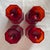Vintage Ruby Red Wine Glasses - Set of 4 For Sale In Jacksonville, FL - Image 6 of 8