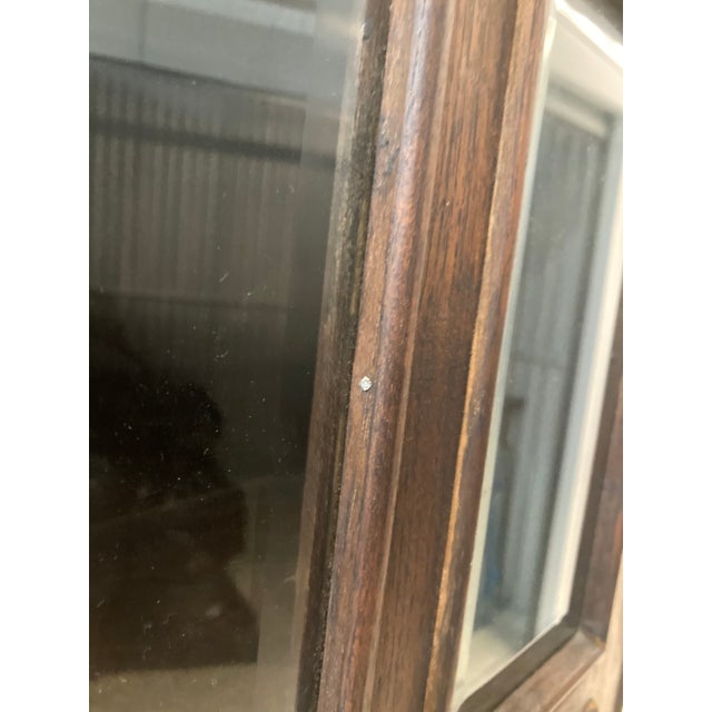 Late 20th Century Vintage Amish Made Solid Wood Haberdashery or Butler’s Pantry For Sale - Image 4 of 11