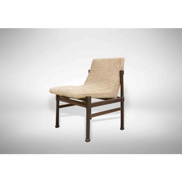 Pair of vintage Scandinavian chairs is an original design furniture realized in the half of 20th Century. Original...