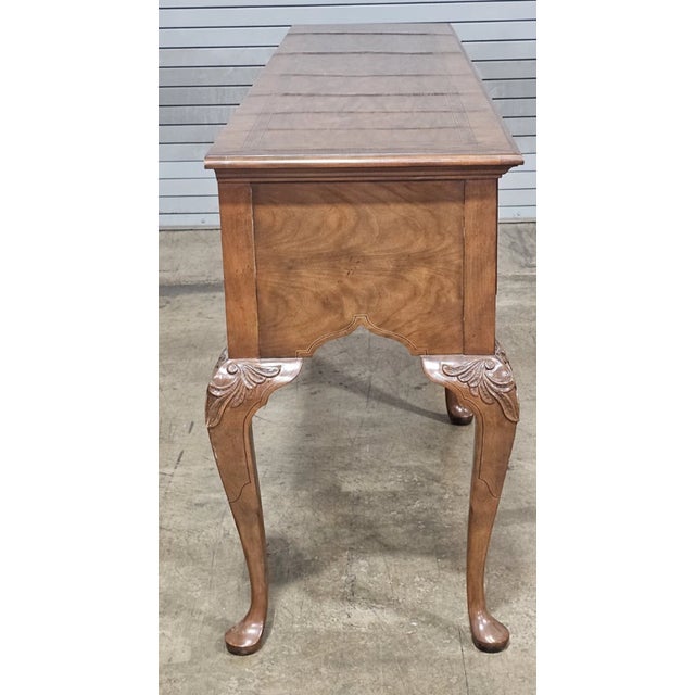 Late 20th Century Late 20th Century Baker Stately Homes Collection Burl Walnut Sideboard Huntboard For Sale - Image 5 of 10
