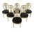 French Louis XVI Maison Jansen Style Balloon-Back Dining Chairs, Set of Six For Sale - Image 3 of 10