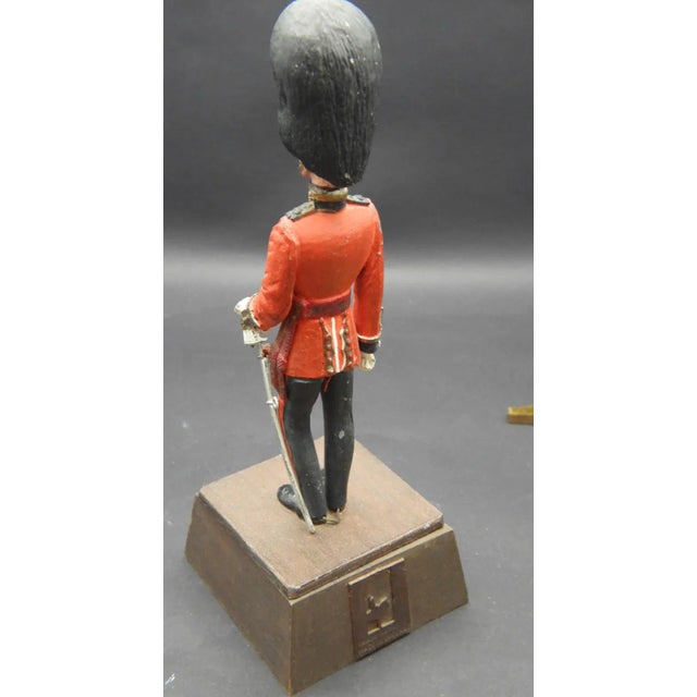 Metal 1950s Sentry Box Reed England British Officers Figurines Hussars Lancers Signals - Set of 3 Cast Metal For Sale - Image 7 of 8