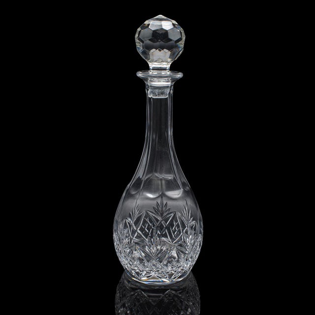 1970s Pair of Vintage Spirit Decanters, English, Cut Glass, Liqueur Bottle, Port, Gin For Sale - Image 5 of 12