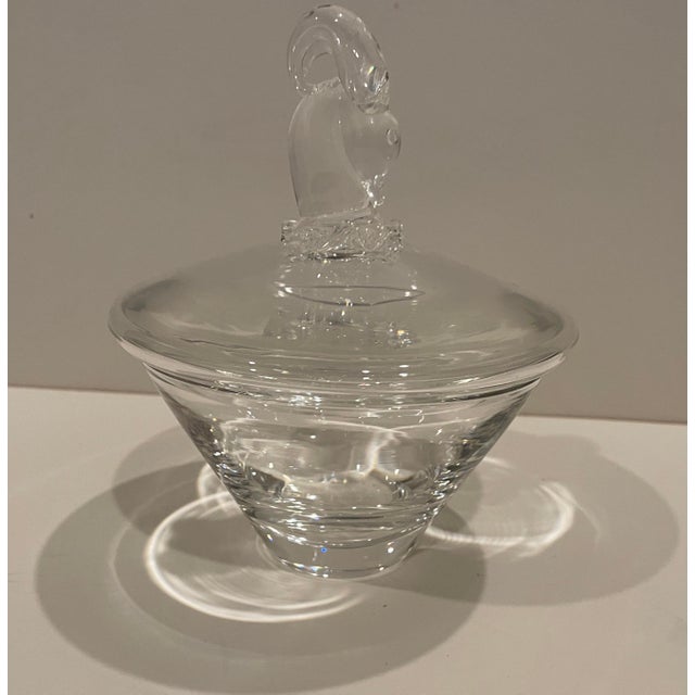 Steuben Steuben Ramshead Crystal Candy Dish For Sale - Image 4 of 10