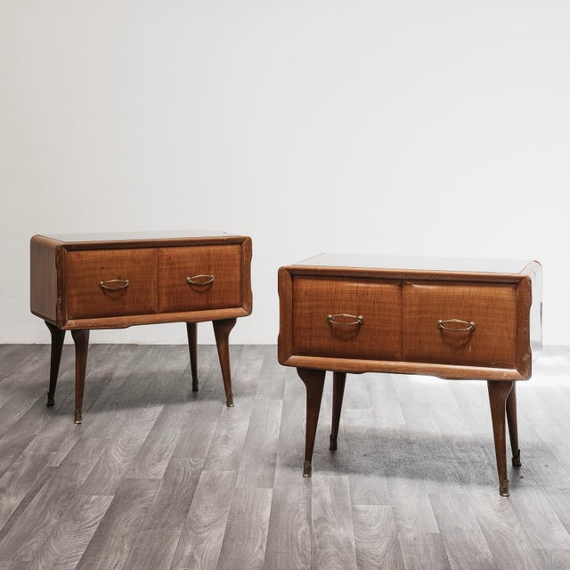 Nightstands by Gio Ponti, 1950s, Set of 2 For Sale - Image 12 of 13