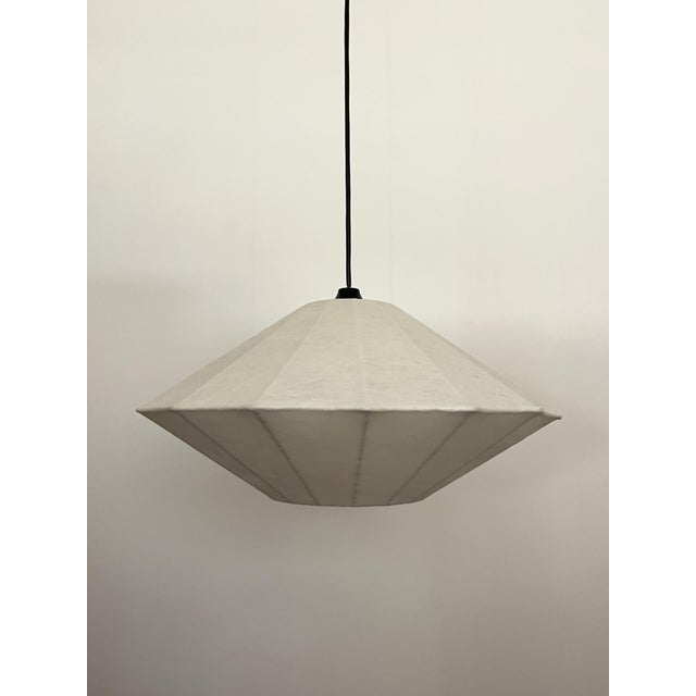 Beauty pair of austria "cocoon" chandeliers. These chandeliers were designed during the 1990s in austria by eglo leuchten....