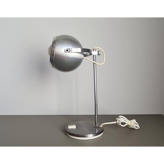 Mid-Century Modern French Eyeball Desk Lamp, 1970 For Sale - Image 9 of 10