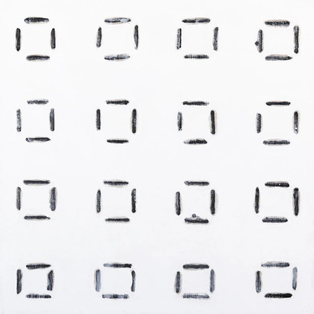 White "Atmospheric Disturbance #3" Original Artwork by Len Klikunas For Sale - Image 8 of 8