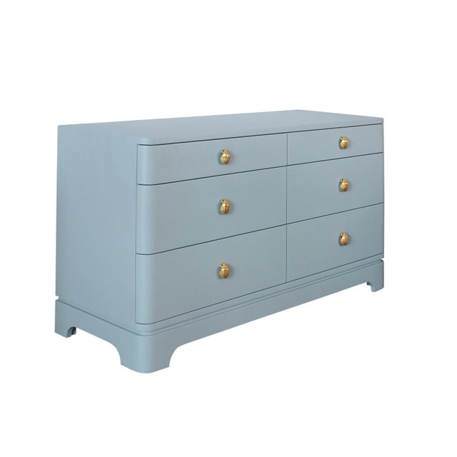 New special order item. Not vintage. Get your storage sorted in style with the Kilmer Six Drawer Rounded Edge Chest, this...