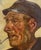 Realism Portrait of a Man Smoking a Pipe in Oil on Masonite by Heinz Robert Schubert For Sale - Image 3 of 6