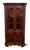Vintage Traditional American Style Mahogany Corner / Display Cabinet For Sale - Image 9 of 10