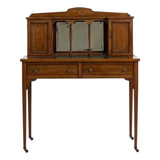 19th Century Edwardian Secretary Desk For Sale
