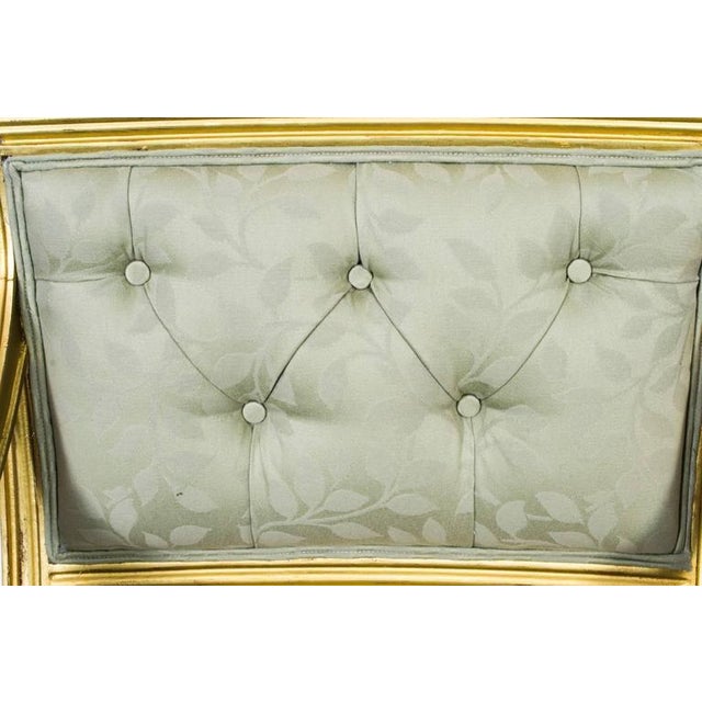 20th Century Regency Style Giltwood Armchair For Sale - Image 4 of 10