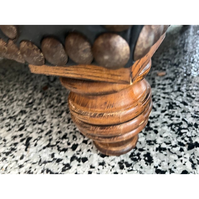 Drexel Drexel Heritage Leather Collection Leather Chair For Sale - Image 4 of 4