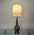 1960’s Mid-Century Modern Brutalist Ceramic & Brass Table Lamp For Sale - Image 11 of 12