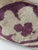 Traditional Printed Velvet Pillow in Beige and Purple For Sale - Image 3 of 7