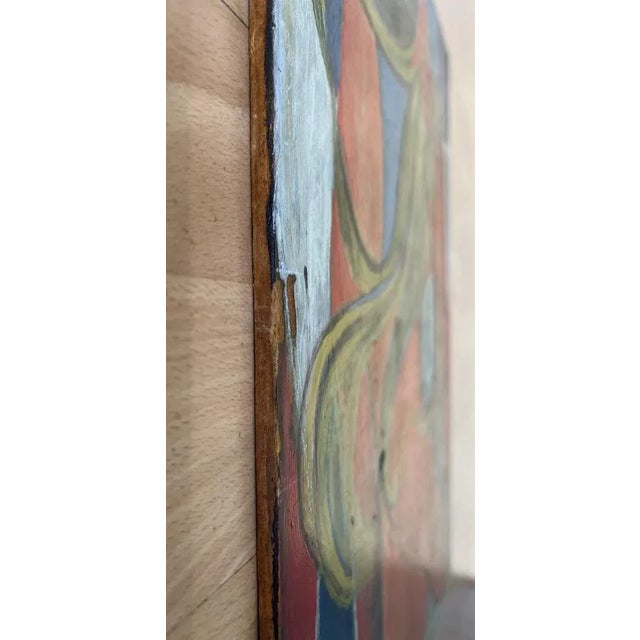 Xavier Albert Fiala, Coiffure, Oil on Wood, 1920s For Sale - Image 10 of 12