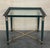 Mid 20th Century Green Iron with Bronze and Brass Details Coffee Tables - Set of 2 For Sale - Image 18 of 18