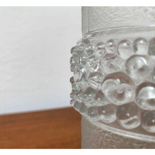 Vintage French Glass Spike Vase, 1970s For Sale - Image 18 of 18