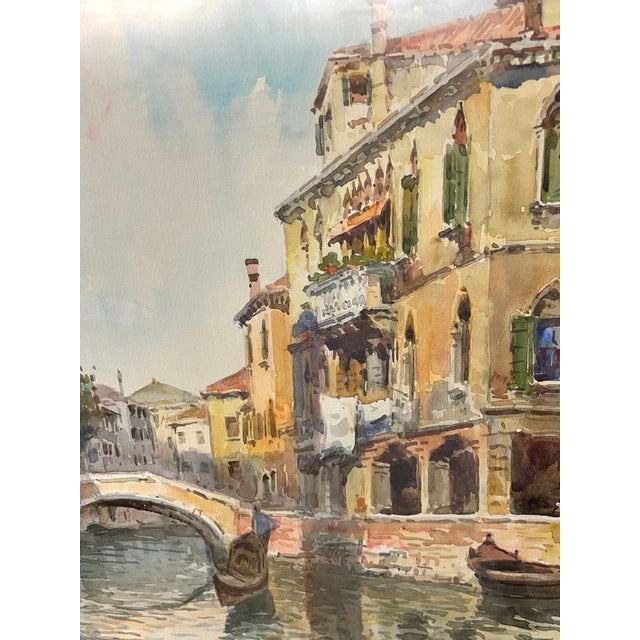 This pair of timeless scenes of Venice are both by Venetian painter, Luigi Zugolo, who, according to Italy’s Ministry of...