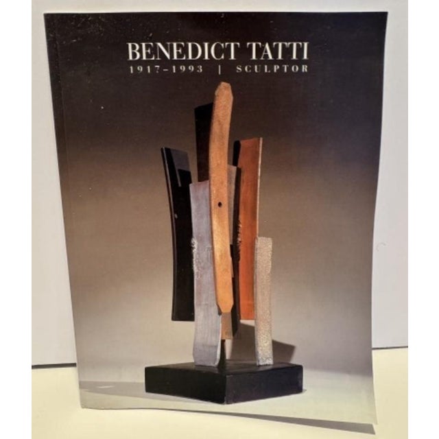 Mid-Century Modern Abstract Steel Sculpture “Cellist) by Benedict Tatti (1917–1993) For Sale - Image 4 of 4