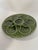 1920s French Longchamp Green Majolica Oyster Plate, Circa 1920s For Sale - Image 5 of 12