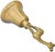 Mid 20th Century Handmade Americana Brass Giraffe-Figurine Bell For Sale - Image 4 of 6