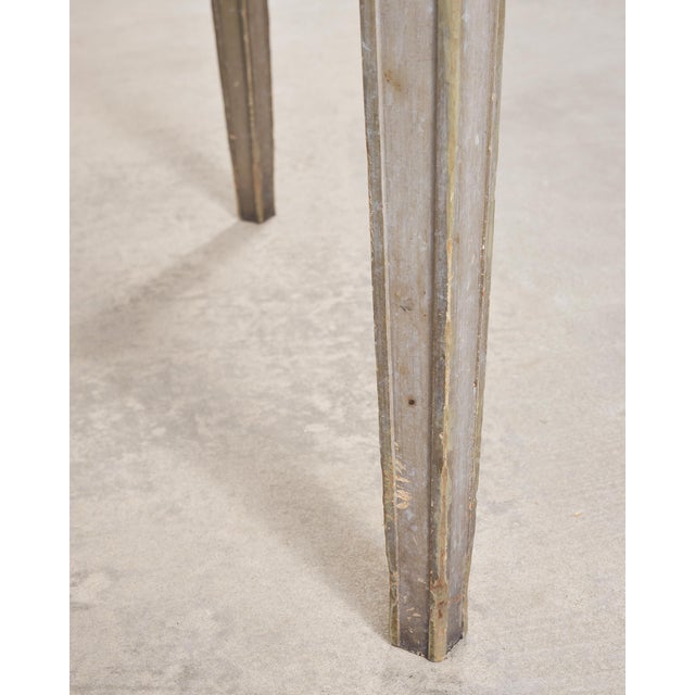 19th Century Venetian Painted Center Table With Scalloped Apron For Sale - Image 14 of 18