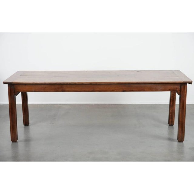 We are offering this wonderful antique French farmhouse dining table with two drawers, a bread/pull-out shelf, and...