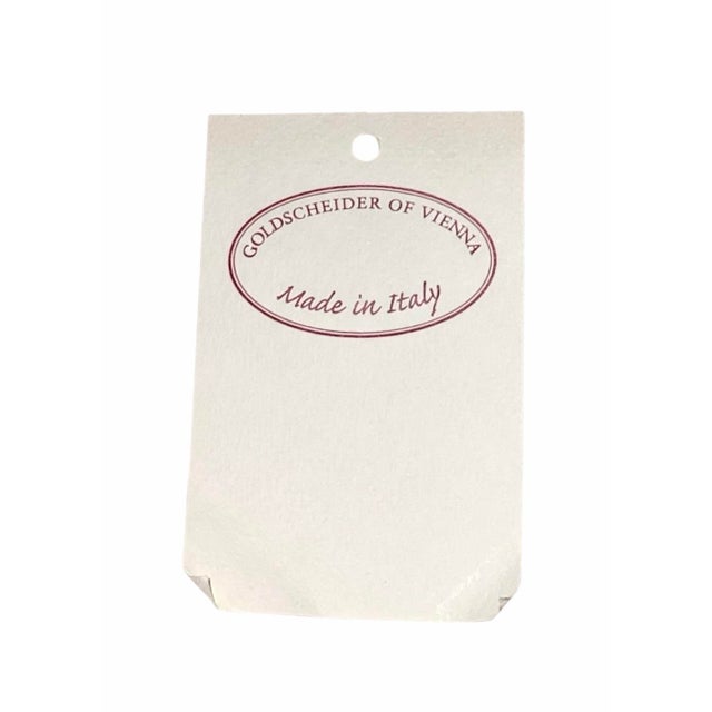 Goldscheider of Vienna Crucifix on Stand, Gilt Brass, Italy, Late 20th Century For Sale - Image 9 of 9