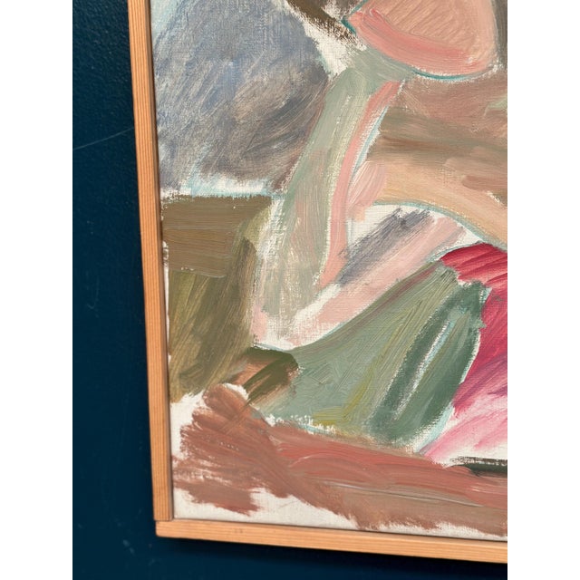Arne Cassel, Lying Nude, 1960s, Oil on Canvas, Framed For Sale - Image 13 of 18