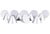 Mid-Century Modern Aluminum Cone Knobs - Set of 12 For Sale - Image 4 of 4