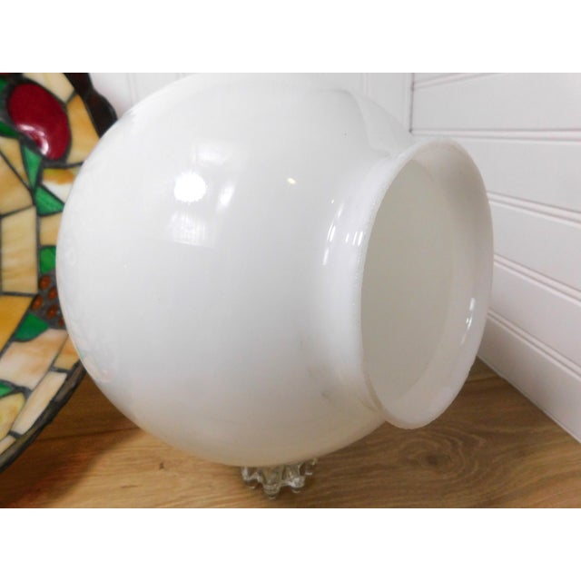 Vintage Slag Glass Pendant Light Fruit Motif For Sale - Image 13 of 17