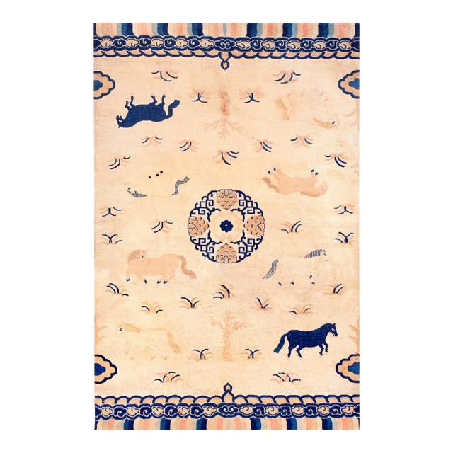 Early 20th Century Chinese Peking Carpet ( 5'2" x 7'10" - 158 x 239 ) For Sale