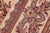 Textile Shabby Chic Trellis 1990's Pak-Persian Ivory/Red Wool Rug - 6'0'' X 9'3'' For Sale - Image 7 of 9