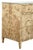 2020s Matthew Izzo Home Carnegie Burlwood Seven Drawer Chest With Brass Knobs For Sale - Image 5 of 9
