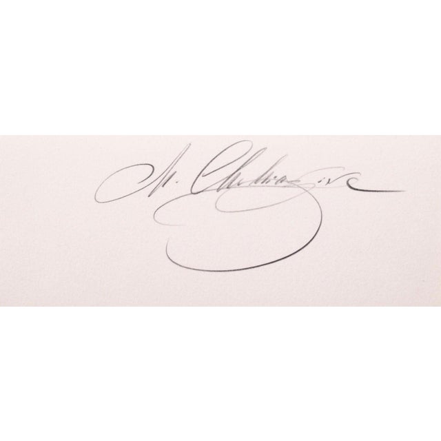 Late 20th Century Mihail Chemiakin Flying Head C. 1990 Original Print For Sale - Image 5 of 7