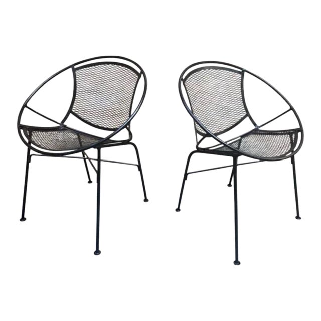 Tempestini Radar Hoop Chairs - A Pair, Restored For Sale