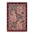 Shabby Chic 1990's Pak-Persian Red/Red Wool Rug - 2'1'' X 3'9'' For Sale