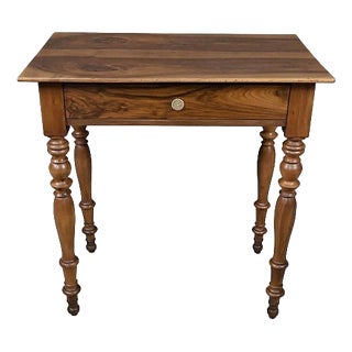 Small Louis Philippe Style Walnut Desk, 19th Century For Sale