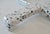 White Vintage MCM "Dr. Douglas" Ironstone Splatter-Motif Handled Baking Pan For Sale - Image 8 of 12