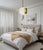 White Antique Abstract Egg Shaped Shade With Sculptural Dragon Goddess Finial Pendant Light For Sale - Image 8 of 18