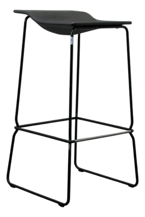 Viccarbe Last Minute Bar Height Stool in Dark Grey