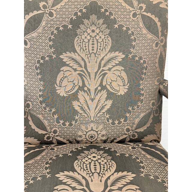 Wood Southwood Furniture Connoisseur Collection Gainsborough-Style Lounge Chair For Sale - Image 7 of 12