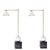 Metal Cleo Floor Lamps by Kelly Wearstler, Set of 2 For Sale - Image 7 of 7